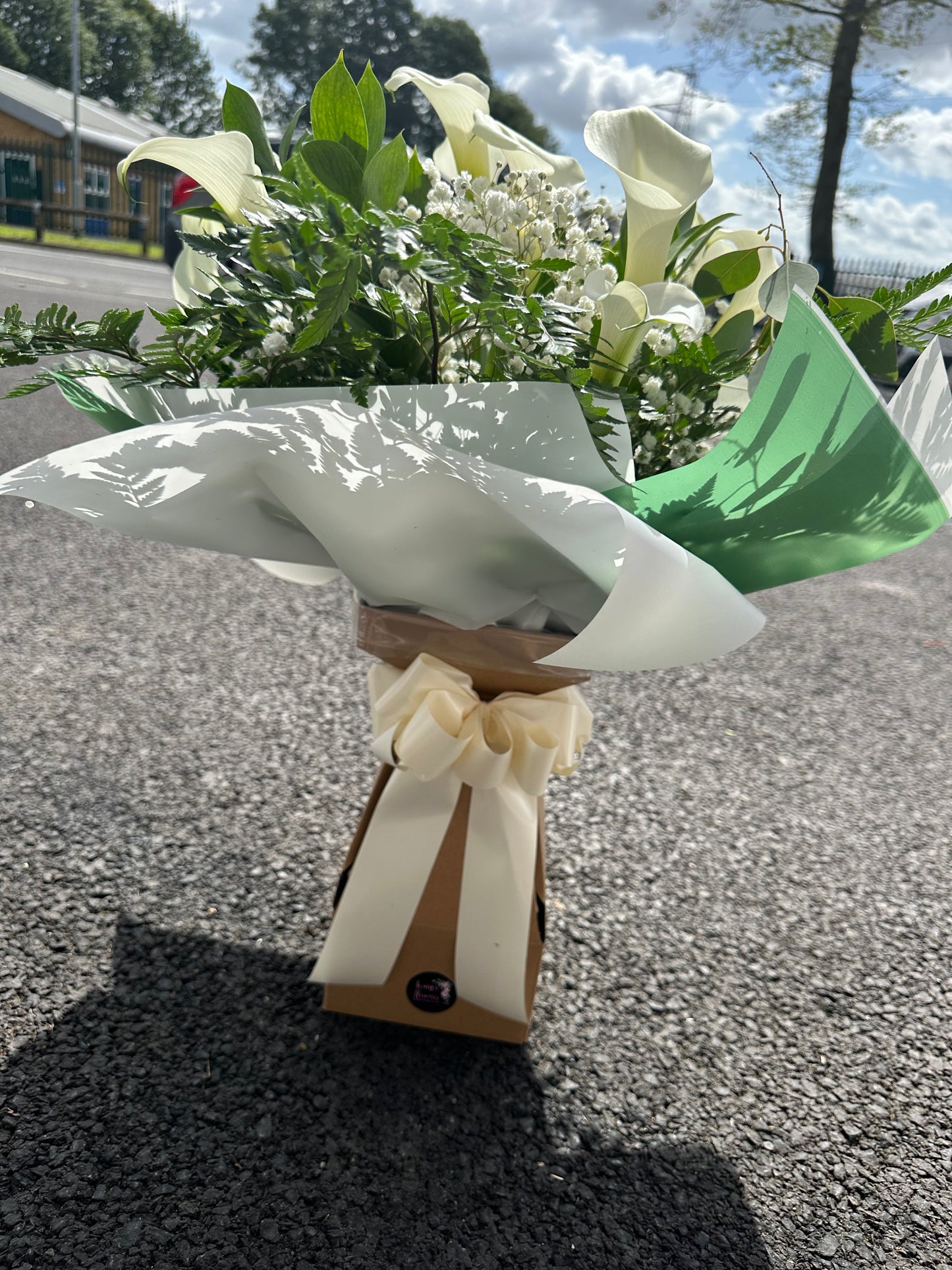 Flower Bouquet Presented in Tall Box