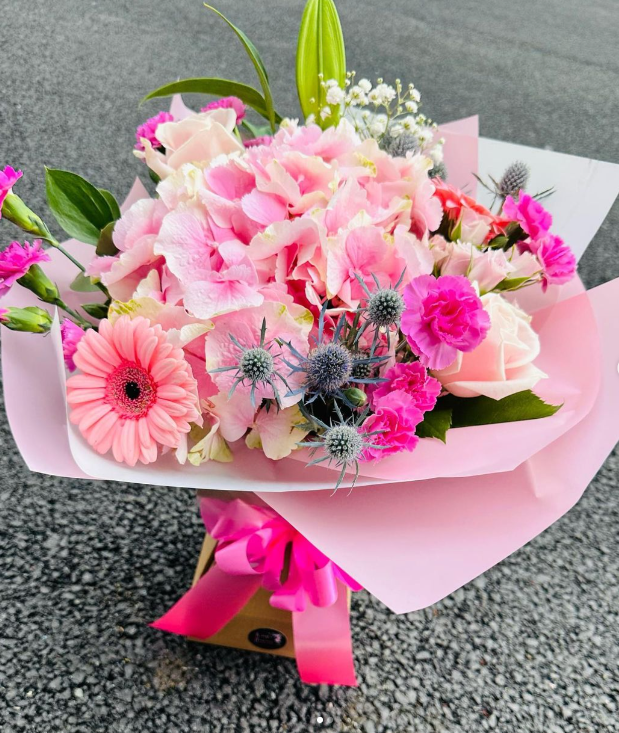 Flower Bouquet Presented in Small Box